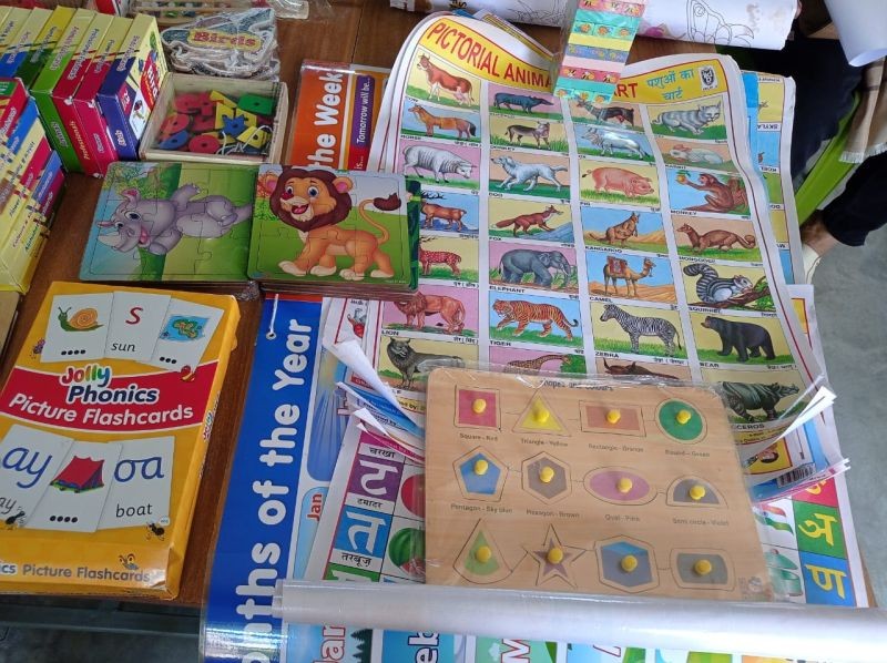 Government Primary School for Children with Special Needs, Lower Lerie, Kohima acquired 30 Teaching Learning Materials and equipments on May 10. (Morung Photo)